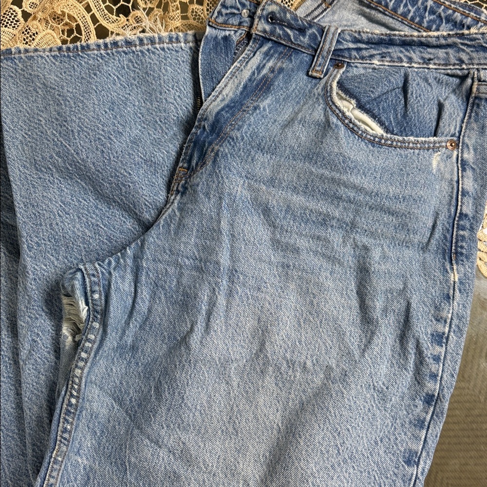 Curve Love Abrecrombie & Fitch Blue Denim Jeans - Picture 4 of 4